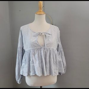 Free People Beaumont Mews Blouse Size Small